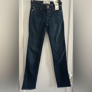 Abercrombie Kids Indigo Slim Fit Jeans-Straight Leg